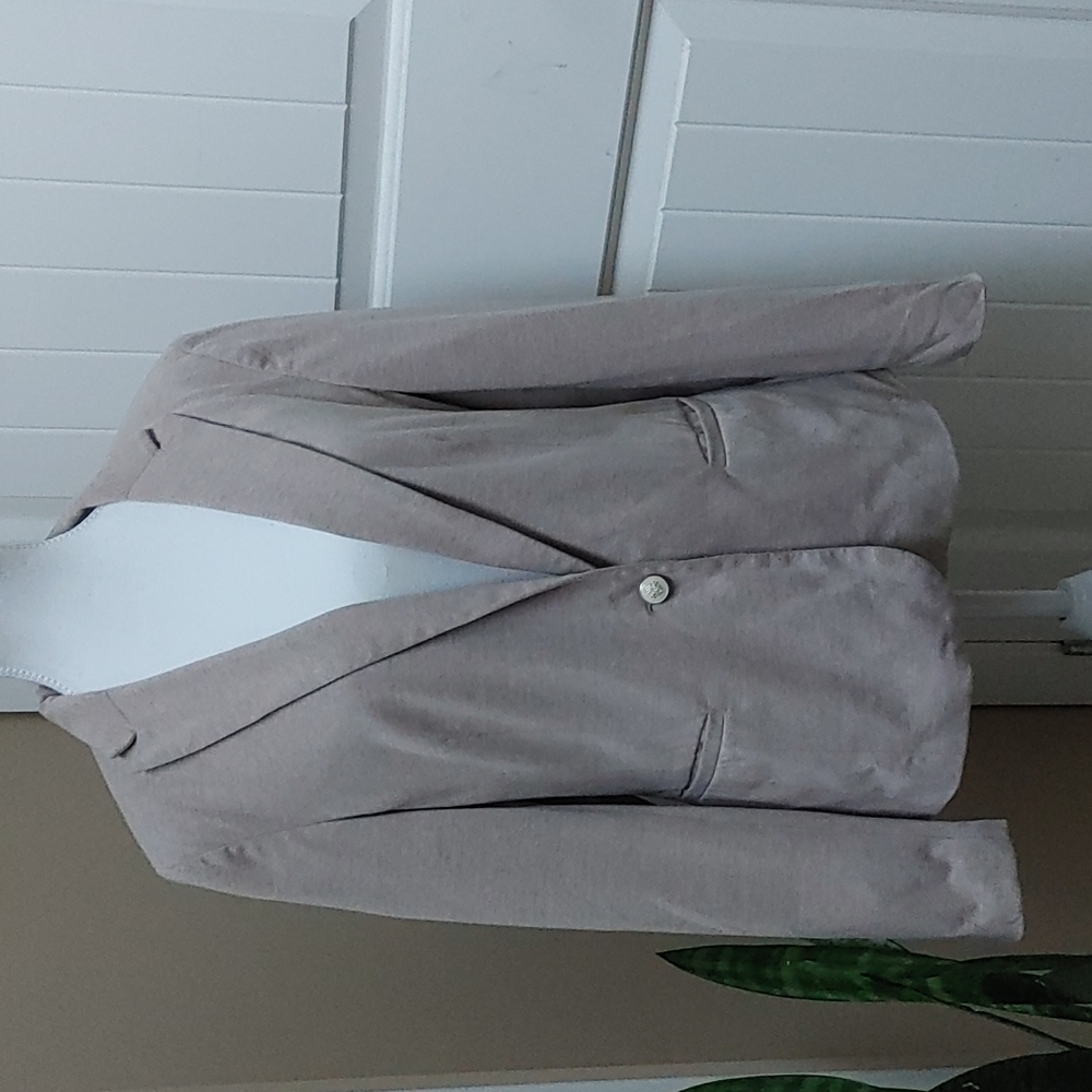 Kenneth Cole Select light camel brown suit blazer jacket Large